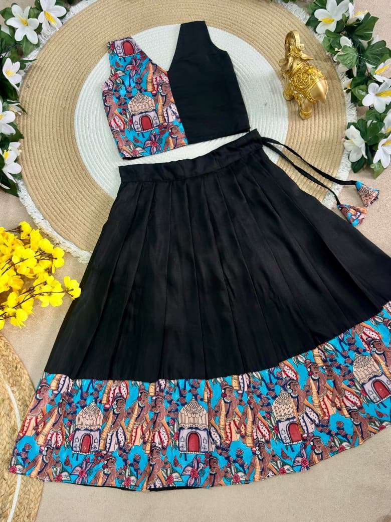 Ganesha Heritage Kids wear Premium Silk fabric Lehenga choli reseller in surat